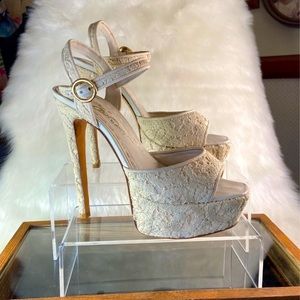 Alice and Olivia Lace Heels